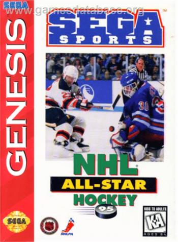 Cover NHL All-Star Hockey '95 for Genesis - Mega Drive